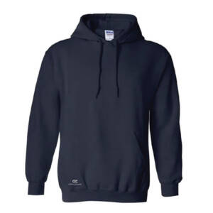 Unisex Pull Over Hooded Sweatshirt, Waist Logo