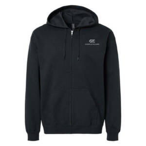 Unisex Full-Zip Hooded Sweatshirt